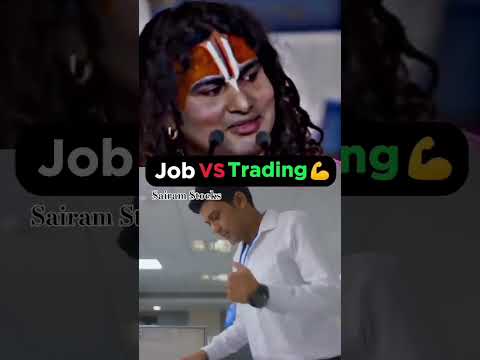 Jobs Vs Trading #jobs #trading #sharemarket #nifty #banknifty #bitcoin #viral #motivation