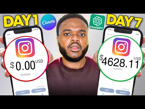 EASY Instagram Side Hustle (Make Money Online With Canva and ChatGPT)