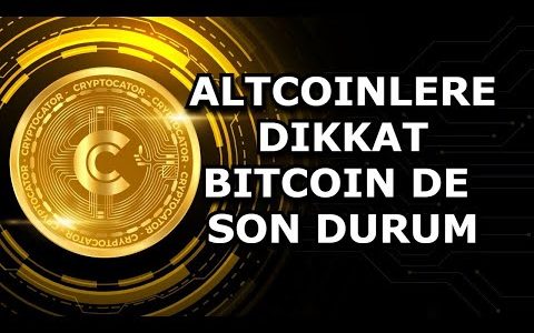 ALTCOINLERE DIKKAT | BITCOIN GUNCEL ANALIZ | SON DURUM