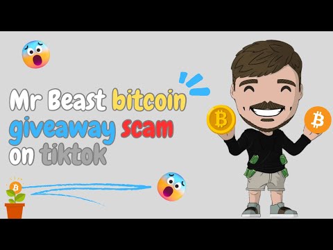 Mr beast bitcoin giveaway on TikTok | scam explained