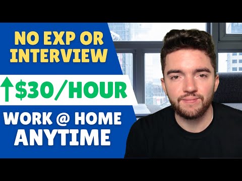 ⬆️$30/HOUR NO INTERVIEW Remote Jobs for Beginners with No Experience