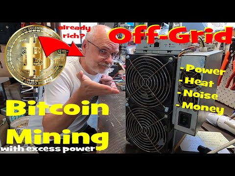 Off-Grid Bitcoin Mining with excess power from your solar and battery. Worth or Waste?