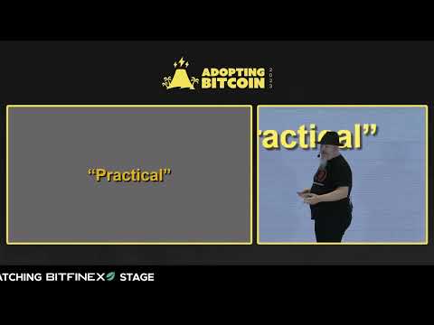 Practical Merchant Adoption - Ben de Waal - AB23 Day 2 - Bitfinex Stage