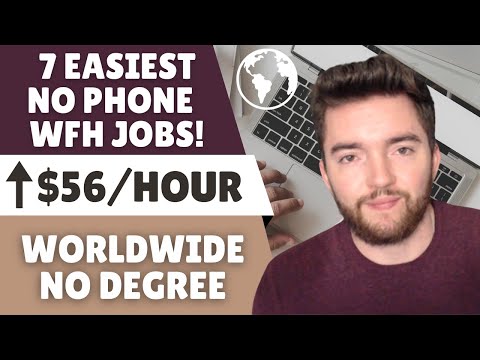 7 Easiest Non-Phone Worldwide Work From Home Jobs Hiring Now