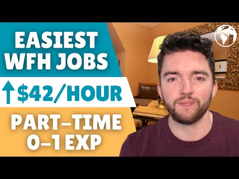 9 EASIEST Part-Time Work From Home Jobs Very Little/No Experience 2024