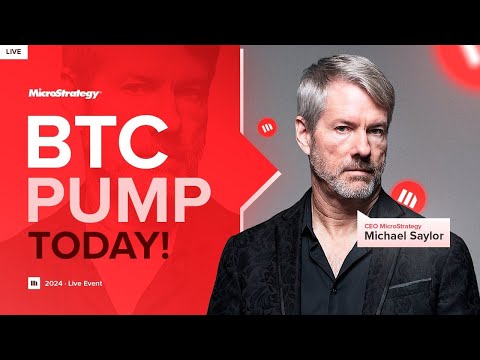 Bitcoin Pump to 100,000$ TODAY! MicroStrategy CEO Michael Saylor - LIVE!