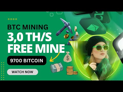 FREE 3,0 TH/S PARA MINERAR BITCOIN GRÁTIS CRYPTO MINING BTC #bitcoin #btc #cryptomining