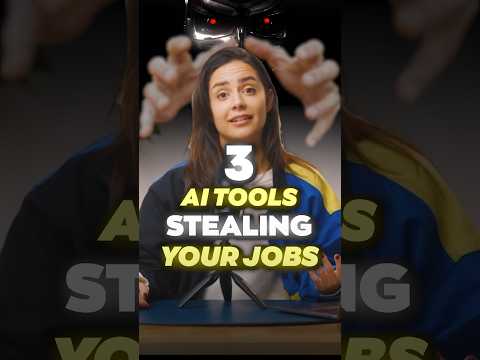 3 AI tools stealing your jobs