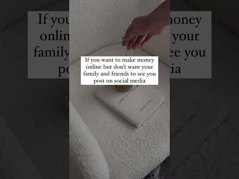 Make Money Online Without Having To Show Your Face!