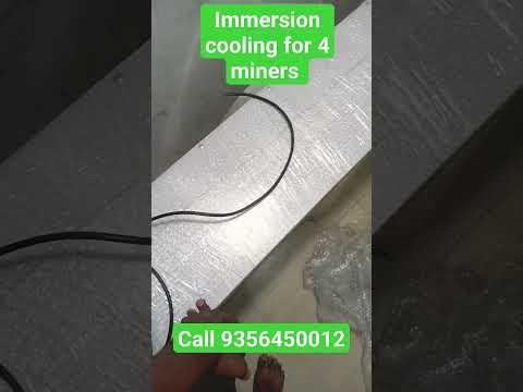 immersion cooling Asic miner #antminer #bitcoin #bitcoinmining