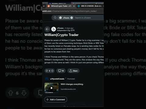 #scam William|Crypto Trader Thomas Crypto Whale