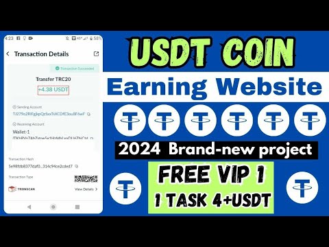 Crypto Mining Project 2024 | Earn USDT| Investment Website| Dollar Earn