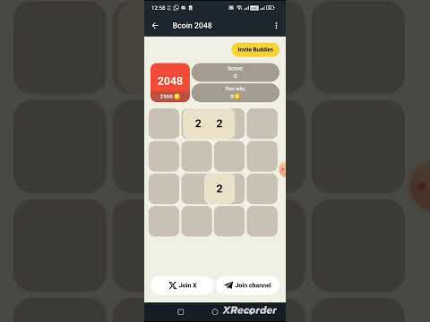 Bcoin 2048 | Telegram Bot | Cryptocurrency Mining #cryptocrypto #crypto #airdrop #bitcoin  #miner