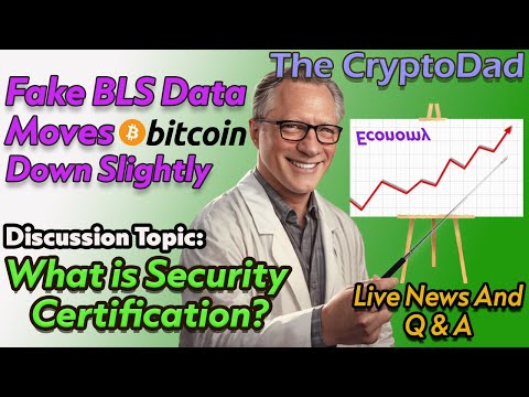 Latest Jobs Data Pulls Bitcoin Down Along with Stock Market | CryptoDad's Live Q&A