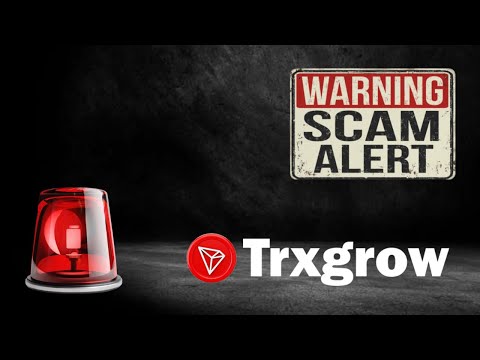 trxgrow.cc is A Scam You Can't Earn Crypto (Video Proof)