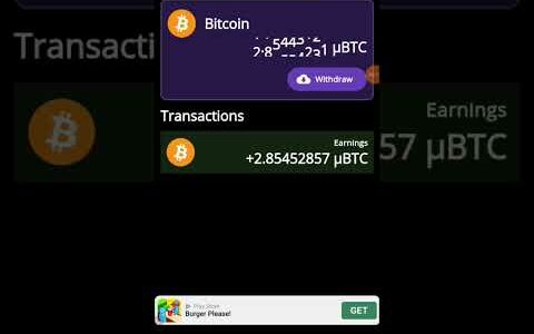 Earn Bitcoins by watching ads | Bitcoin Cloud Mining App