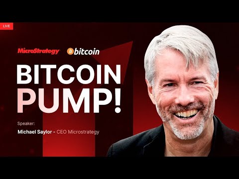 LIVE: Michael Saylor CEO MicroStrategy Interview: Trump & Biden Problem & ETH ETF & BTC Price & News