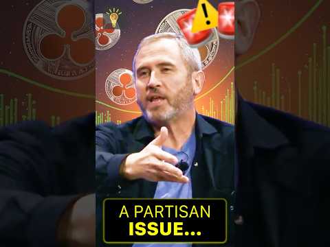 ⚡️RIPPLE CEO IS SHOCKED THAT CRYPTO IS A PARTISAN ISSUE!