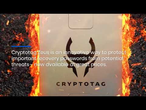 Crypto Merchant Stocks Cryptotag Zeus Starter Kit: Top Recovery Phrase Protection