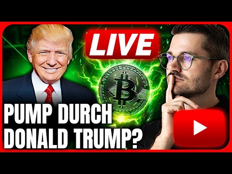 Bitcoin Live - Pump durch Donald Trump?