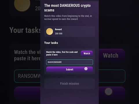 Most dangerous crypto scam Tap swap video code is here #tapswap #crypto #cryp #cipher #nft #new #kyc