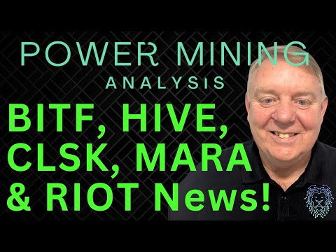 Bitcoin Miner Earnings & News | Top Bitcoin Stock News Today | BITF, HIVE, CLSK, MARA & RIOT