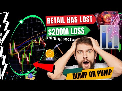 Retail lost interest crypto?$200m loss #Bitcoin mining | whales bought 84,000 Bitcoin | $2B outflows