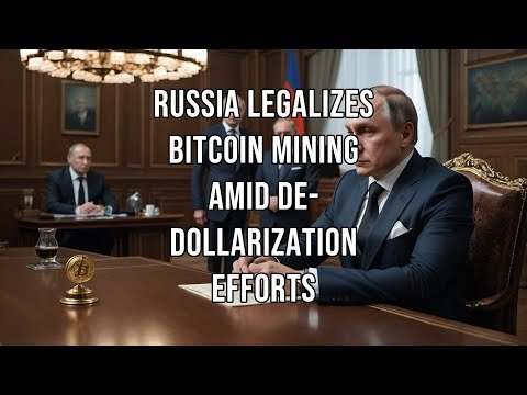 Russia Legalizes Bitcoin Mining Amid De Dollarization Efforts