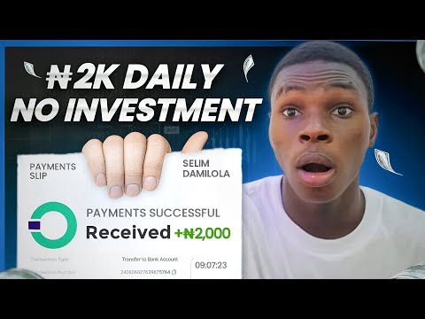 I Made 20,000 Naira paid To Make Bank Account- Make Money Online In Nigeria Without investment