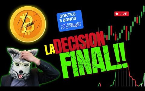 🔥BITCOIN lo decide todo este fin de semana. Hoy sorteo 3 Bonos BINGX |V1204