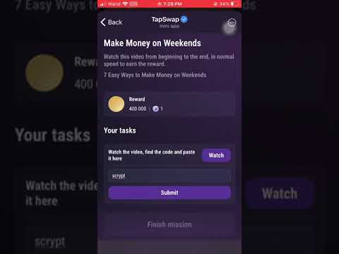 tap swap daily codes| make money online on weekend|#cryptocurrency #gaming #games #gameplay #viral