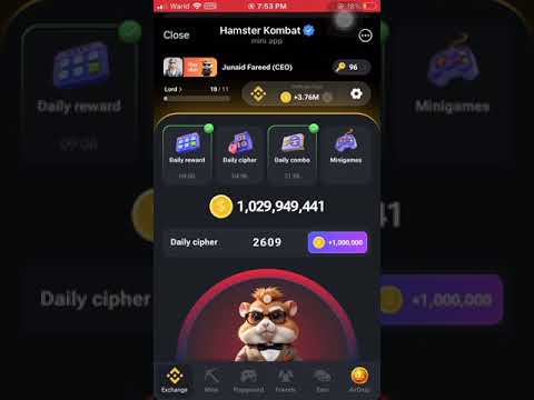 Hamster daily cipher |Hamster news|#games #gaming #gameplay #cryptocurrency #bitcoin #hamsterkombat