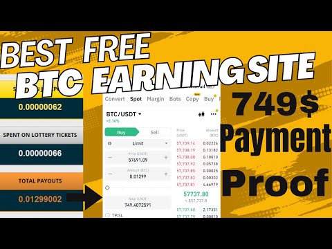 Best Free BTC Earning Site in Online World 2024|| 751$ BTC Withdraw Payment Proof