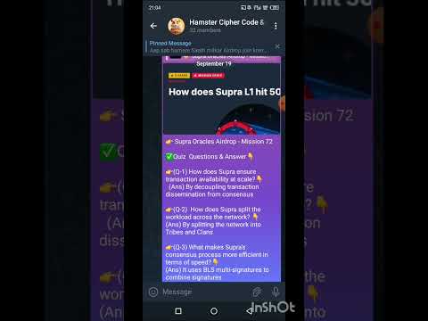 Supra mission 72 Answer #crypto #bitcoinmining #cryptocurrencymining