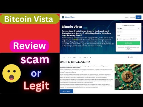 Bitcoin Vista Review :THIS IS A SCAM! Scammed By Bitcoin Vista ? Scam or Legit Report Them Now