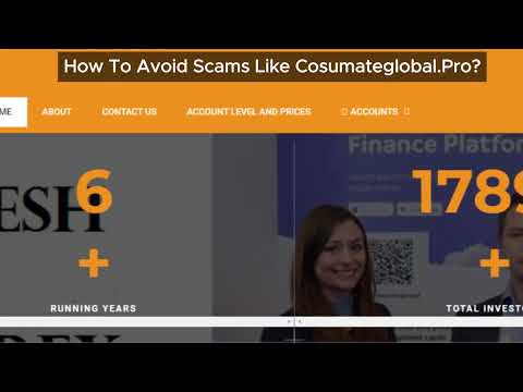 Is Cosumateglobal.Pro a Scam or a Legit Crypto Investment? Full Cosumateglobal Pro Review!