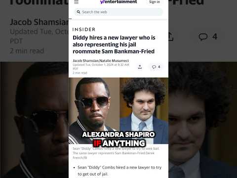 Diddy hired the same lawyer as crypto scammer SBF #crypto #diddy