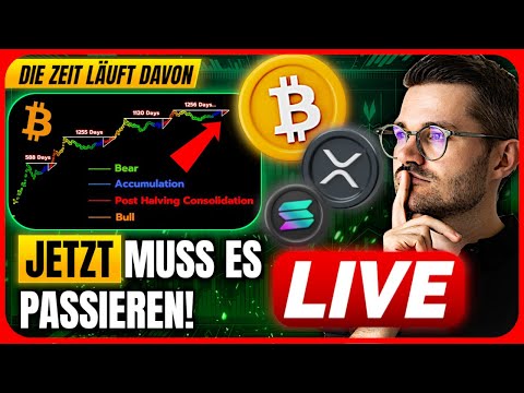 Krypto: Bitcoin MUSS es jetzt schaffen! Bitcoin & Altcoins Livestream!