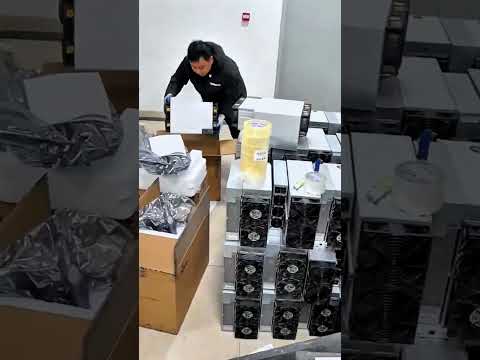 ANTMINER S19Kpro Bitcoin miners are packing for shipment to customers in Pennsylvania#bitcoinmining