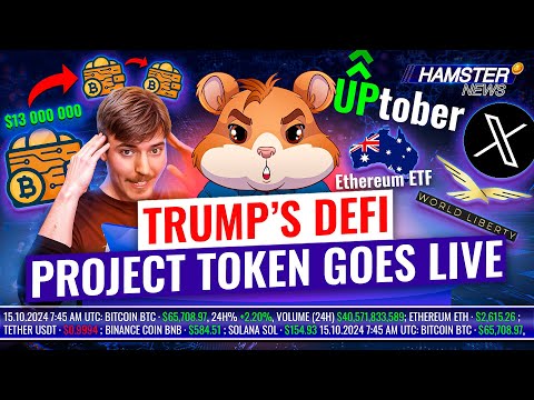 Uptober news: BTC nears $67K, Trump’s DeFi token sale, MrBeast’s $13M allegations ⚡️ Hamster News