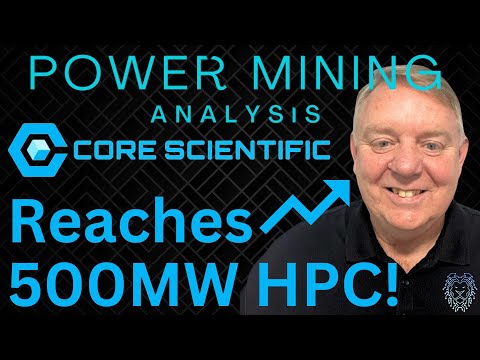 Core Scientific Reaches 500MW HPC | Bitcoin Mining Metrics | Latest Bitcoin Stock News Now