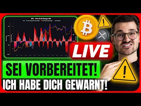 Krypto: Korrektur vor ATH? Bitcoin & Altcoins Livestream!