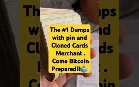 The #1 Dumps with pin and Cloned Cards Merchant . Come Bitcoin Prepared!I🗳#Blogger#Vlogger#YouTuber