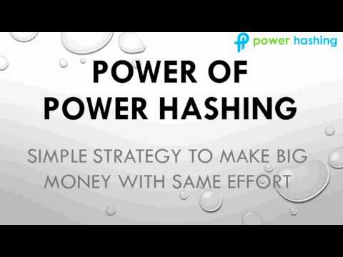 Power Hashing  Simple Steps to make Big Money with same efforts Bitcoin English