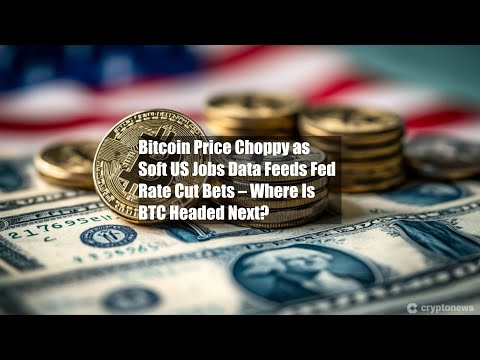 Bitcoin Price Choppy as Soft US Jobs Data Feeds Fed Rate Cut Bets