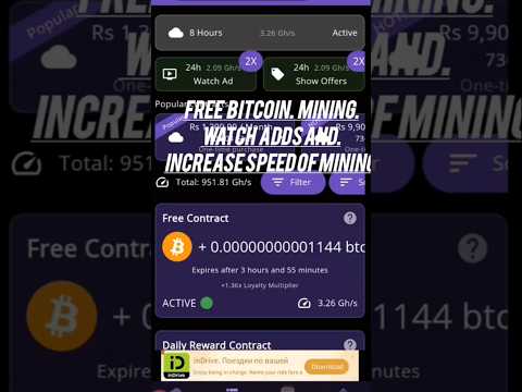 "Free Bitcoin Mining app"| link in description| #youtubeshorts #shortvideo