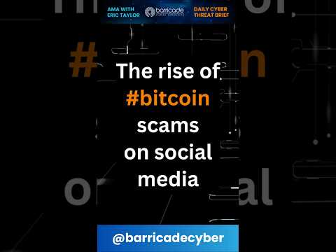 The Rise of Bitcoin Scams on Social Media #AMA