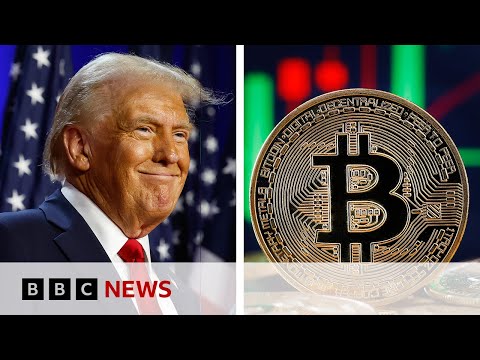 Bitcoin trades at record high following Trump US election win | BBC News