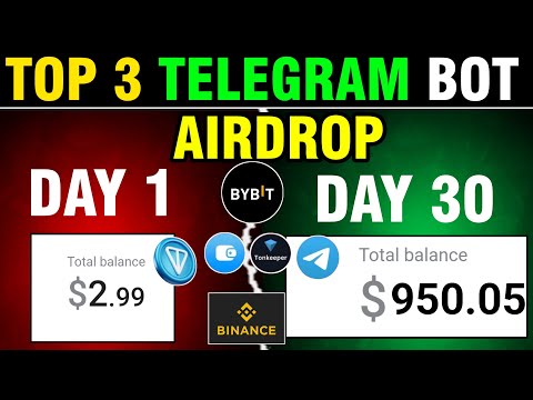 Top 3 Crypto Mining BOT In 2024 #telegrambot  Best Telegram Tap-To-Mine Bot | Best TAP 2 EARN MONEY