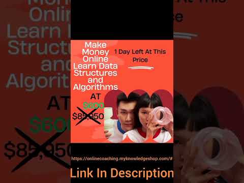 Make Money Online Learn Data Structures and Algorithms #algorithms#datastructure#dsa#computerscience